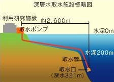 深層水取水施設概略図